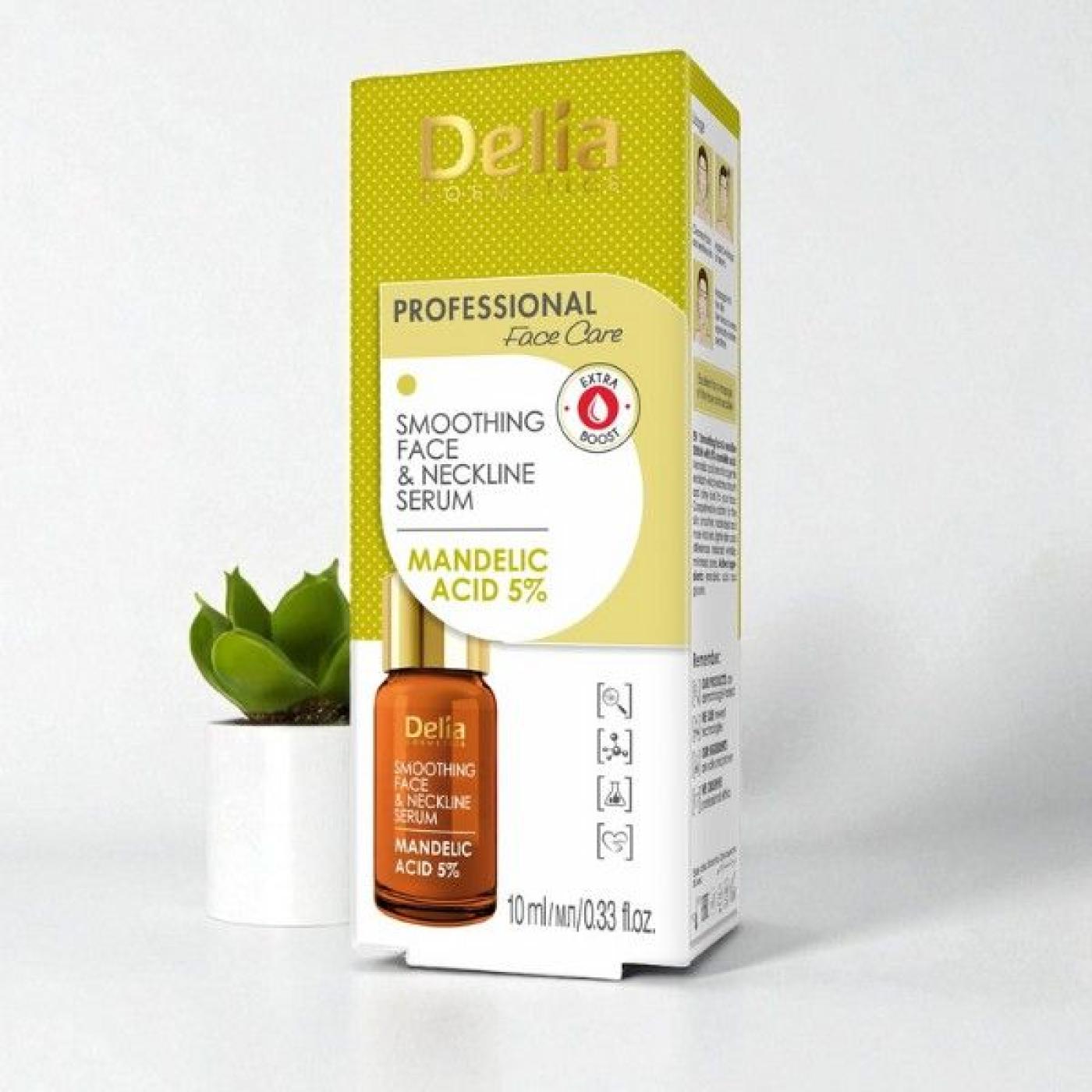 Delia Mandelic Acid Smoothing Face & Neckline Serum, 10 ml