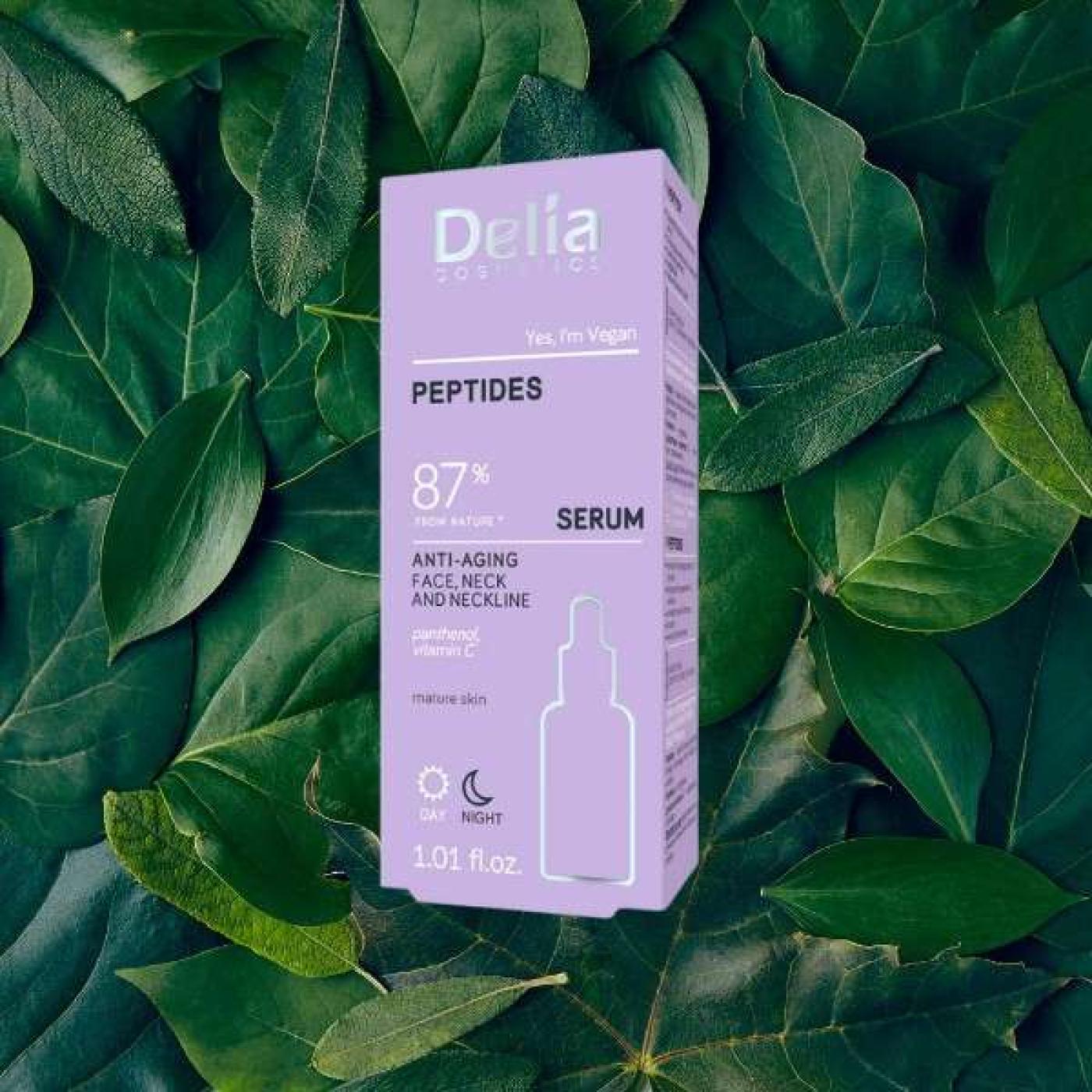 Delia Peptides Anti-Aging Face & Neckline Serum, 30 ml