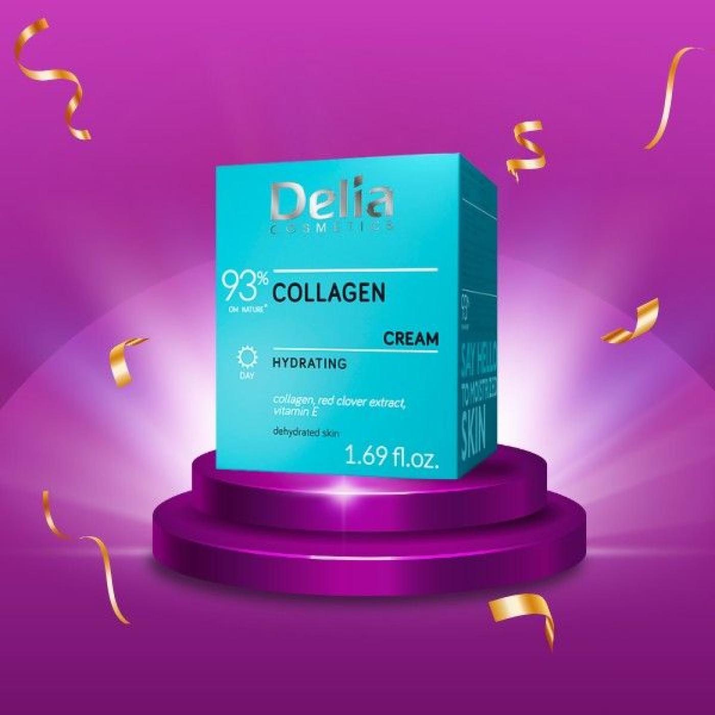 Delia Cosmetics Collagen Day Cream Hydrating, 50 ml