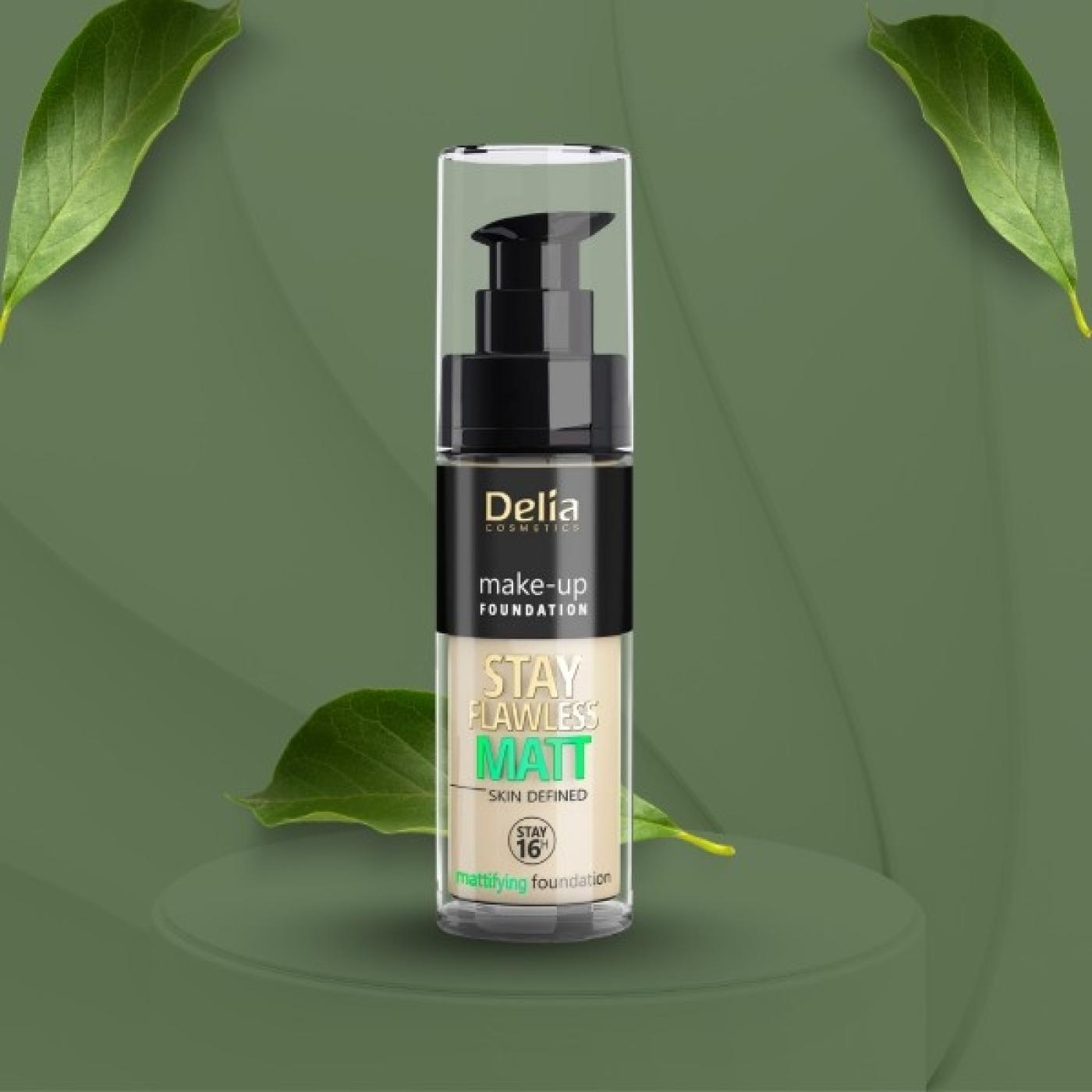 Delia Cosmetics Skin Defined Stay Flawless Matt Foundation  30 gm