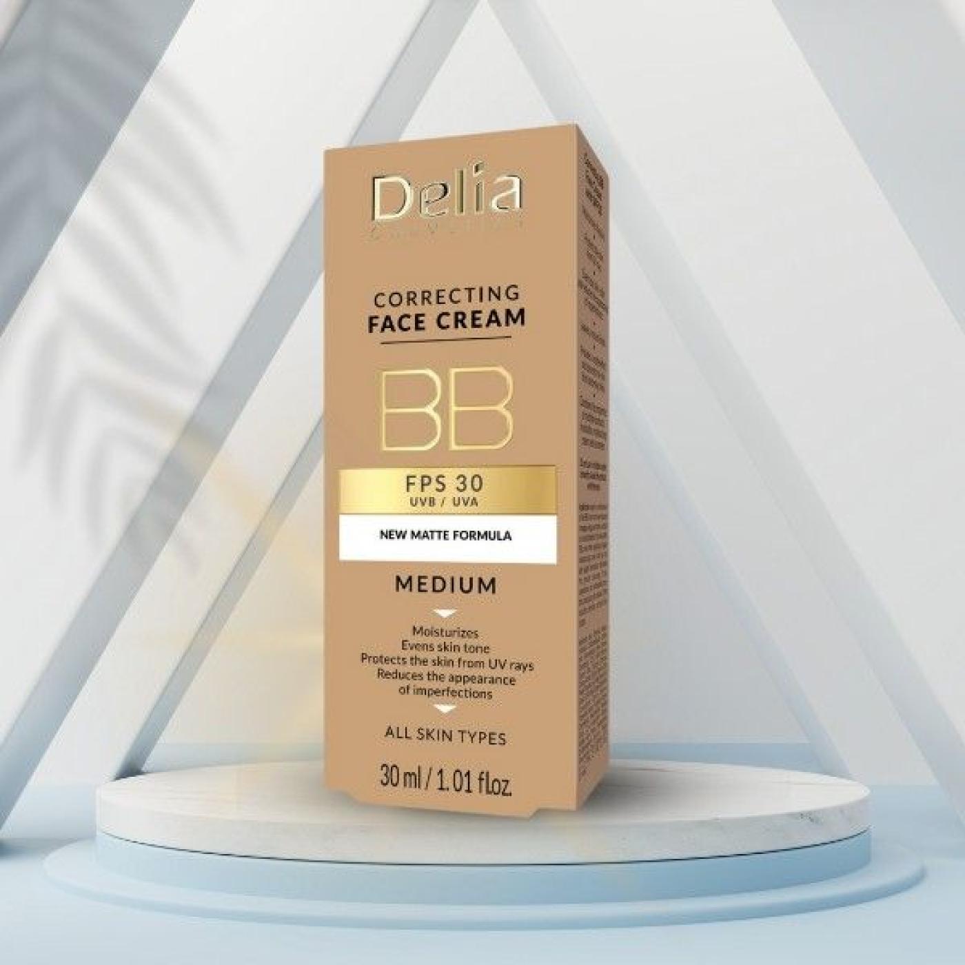 Delia BB Cream SPF 30 - Medium, 30 ml