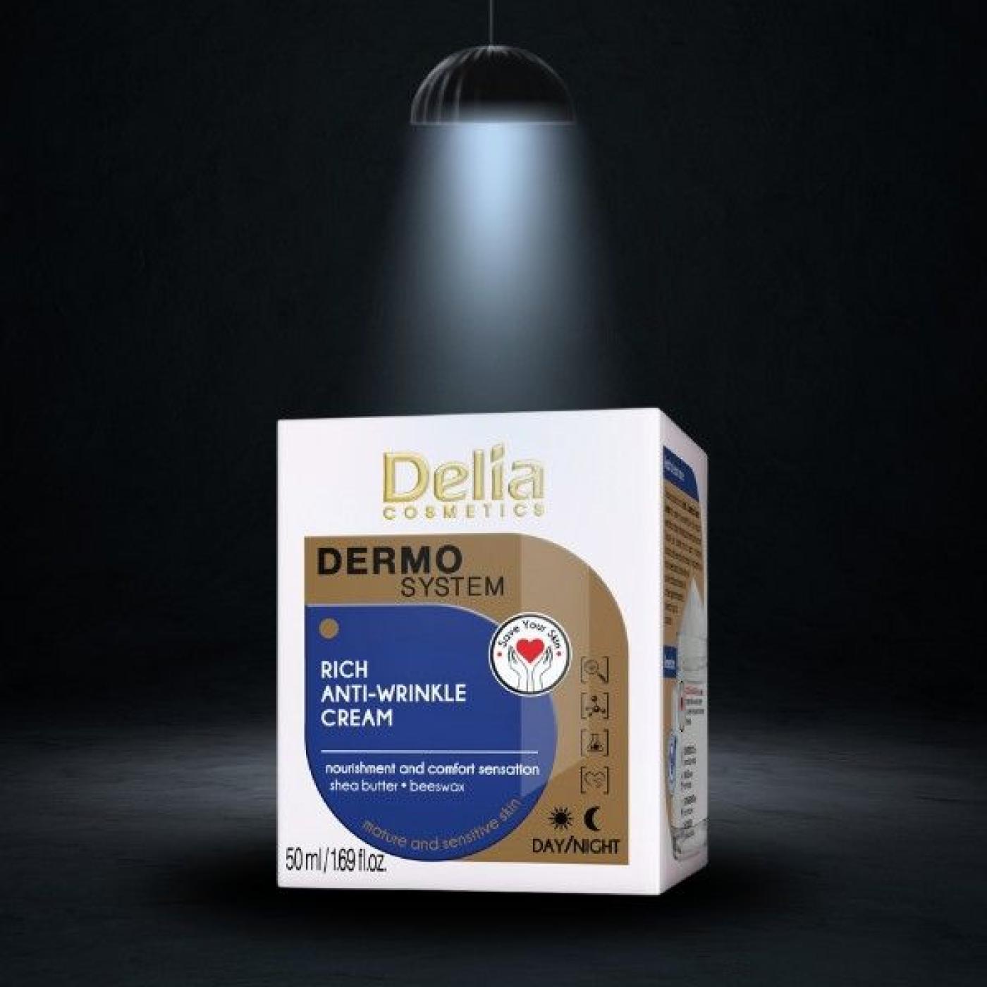 Delia Cosmetics Dermo System Rich Anti-Wrinkle Cream, 50 ml