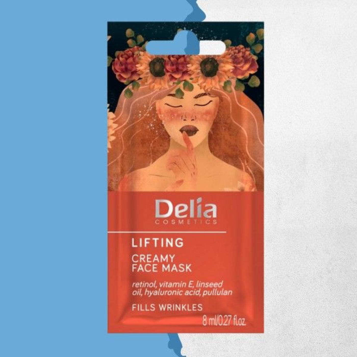 Delia Cosmetics Lifting Creamy Face Mask, 8 ml