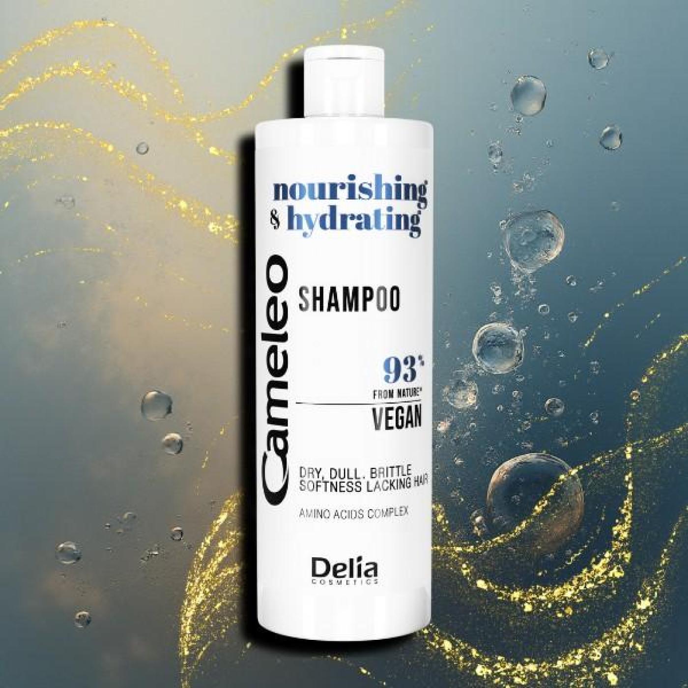 Cameleo Vegan Shampoo - Nourishing & Hydrating, 400 ml
