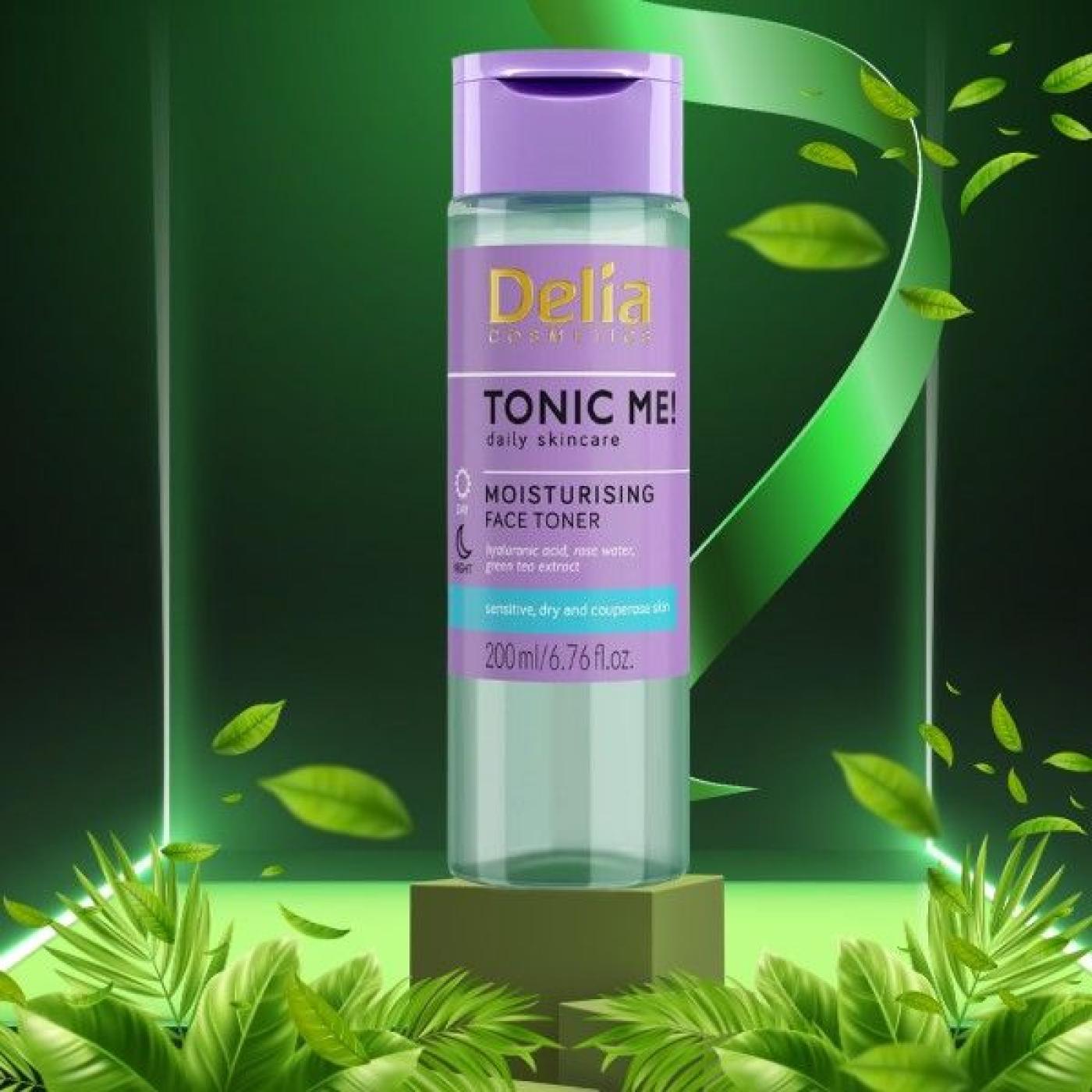 Delia Cosmetics Tonic Me Moisturising Face Toner, 200 ml