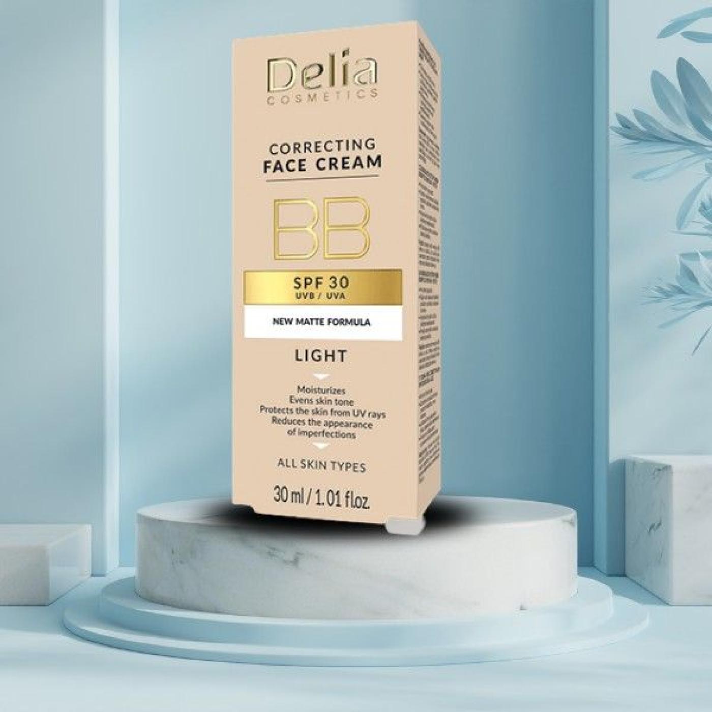 Delia Cosmetics BB Cream SPF 30 - Light, 30 ml