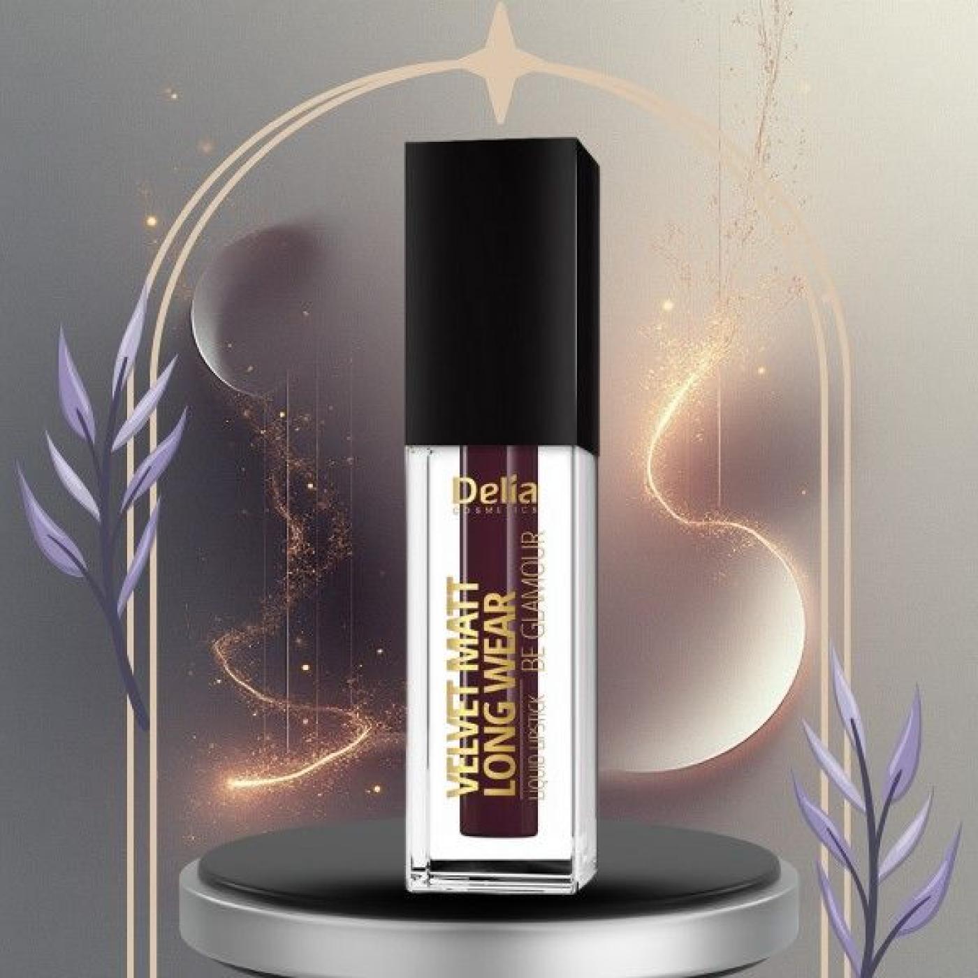 Delia Cosmetics Velvet Matt Long Wear Liquid Lipstick - 5 ml