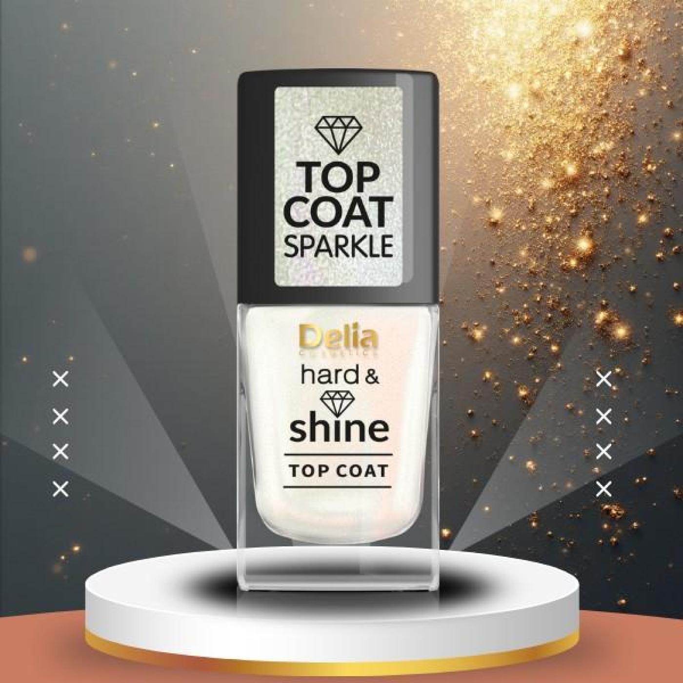 Delia Hard & Shine Top Coat, 11 ml