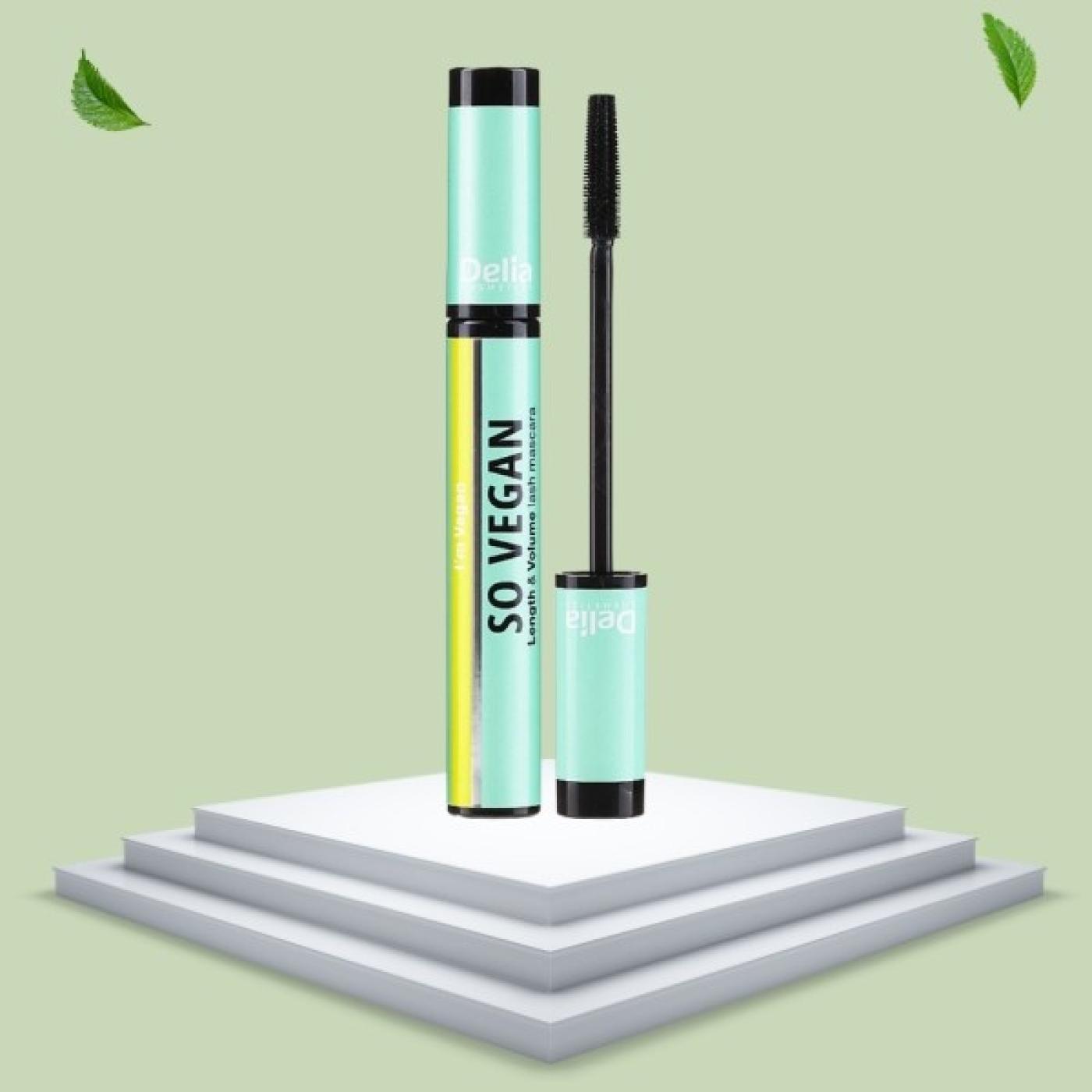 Delia Cosmetics So Vegan Length & Volume Lash Mascara, 11 ml