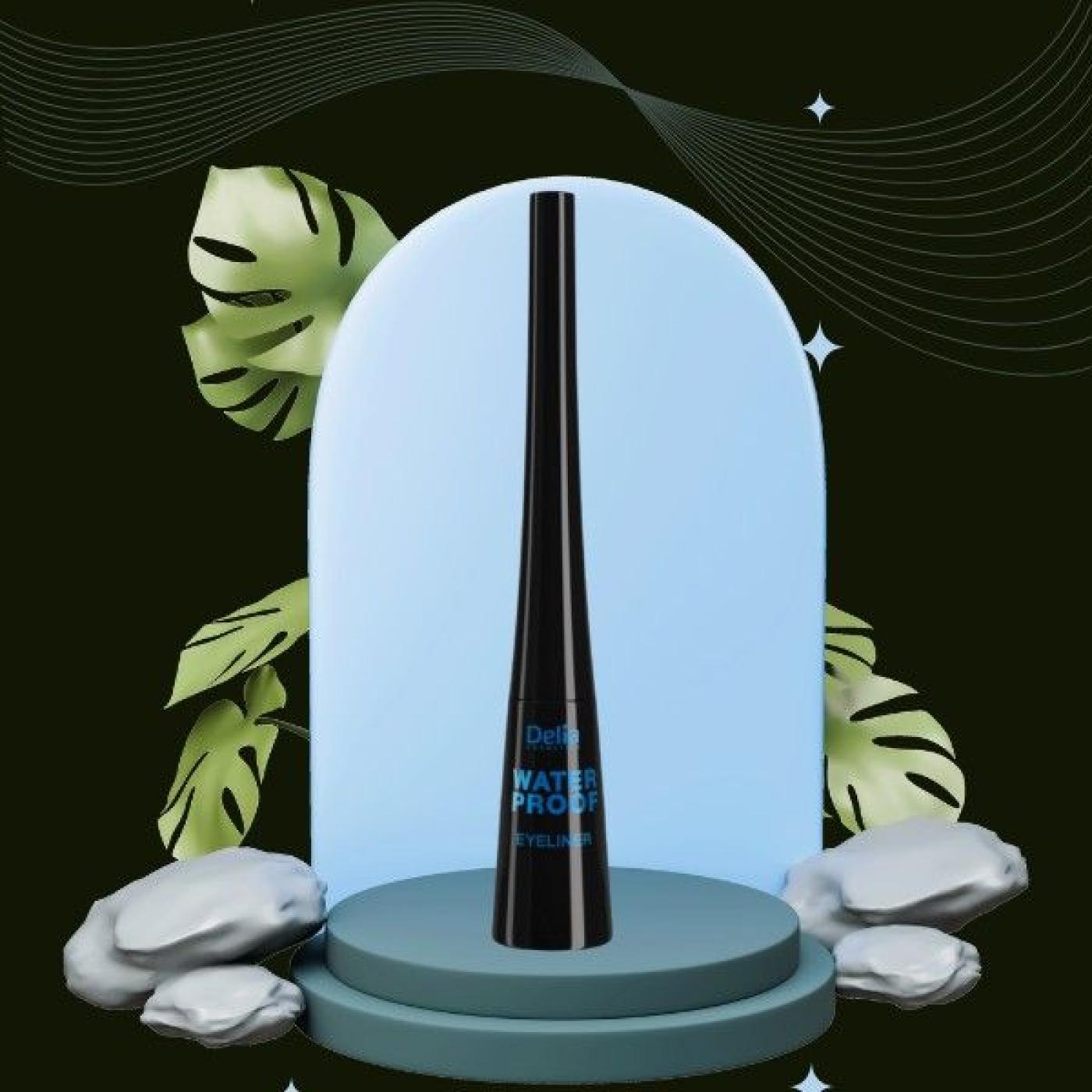 Delia Cosmetics Shape Master Waterproof Eyeliner Black, 4 ml