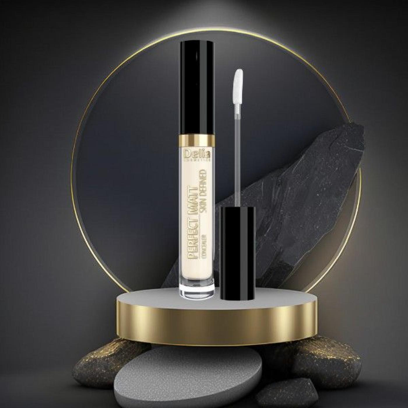 Delia Cosmetics Skin Defined Perfect Matt Concealer - 02 Ivory, 2.5 ml