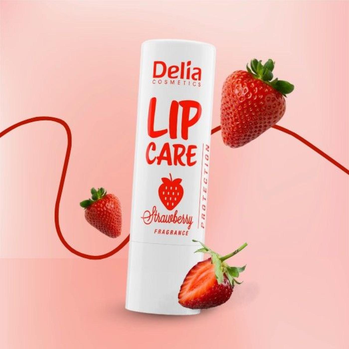 Delia Cosmetics Lip Care - Lip Balm - Strawberry, 4.9 gm