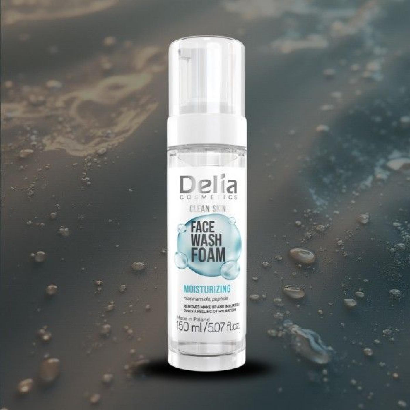Delia Cosmetics Clean Skin Face Wash Foam, 150 ml